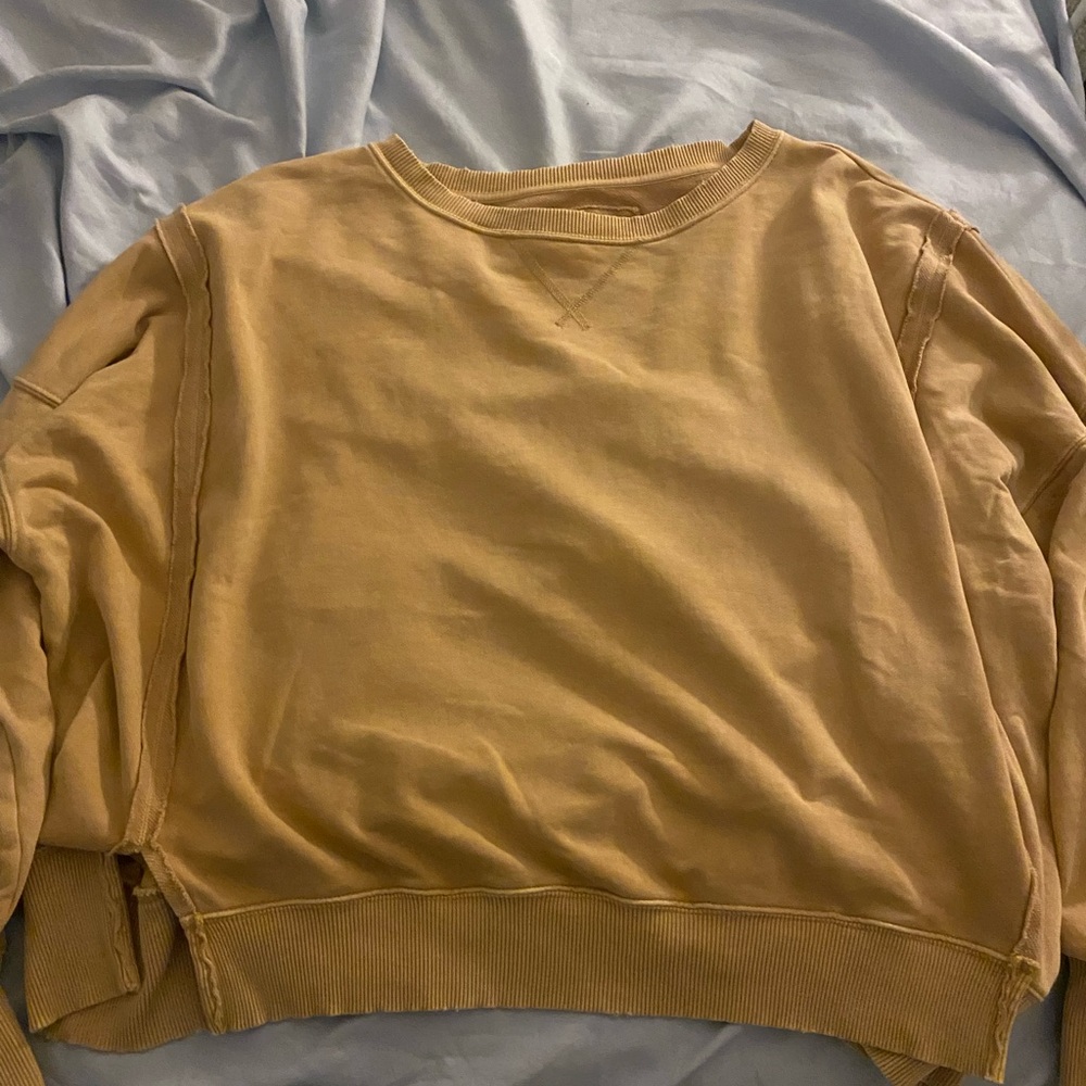 American Eagle Outfitters Tan Knit Top